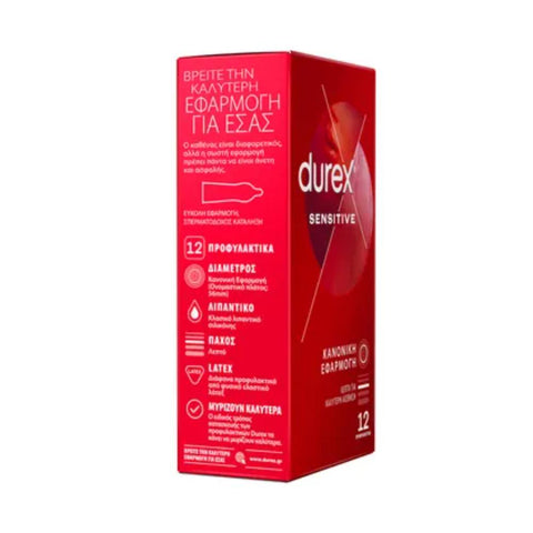 Durex Sensitive Condoms με Κανονική Εφαρμογή