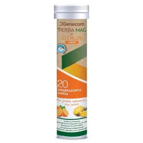 Genecom Terra Mag + D3 Plus 2000IU