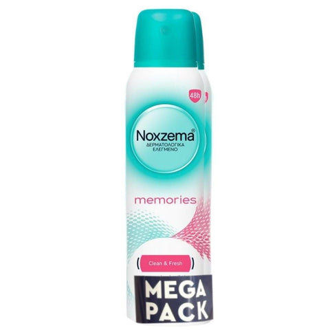 Noxzema Memories Spray Deodorant 1+1