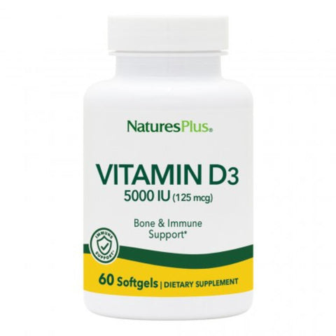 NaturesPlus Vitamin D3 5000IU (125mcg)