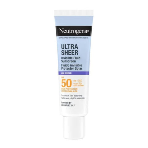 Neutrogena Ultra Sheer Invisible Fluid Age Shield SPF50