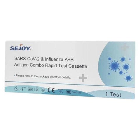 SeJoy Covid-19 & Influenza A+B Antigen Combo Rapid Test