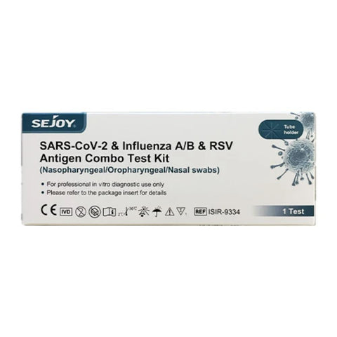 SeJoy Covid-19, Influenza A+B, RSV Antigen Combo Rapid Test