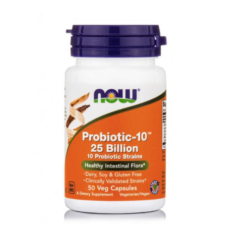 Now Probiotic-10™ 25 Billion 10 Probiotic Strains