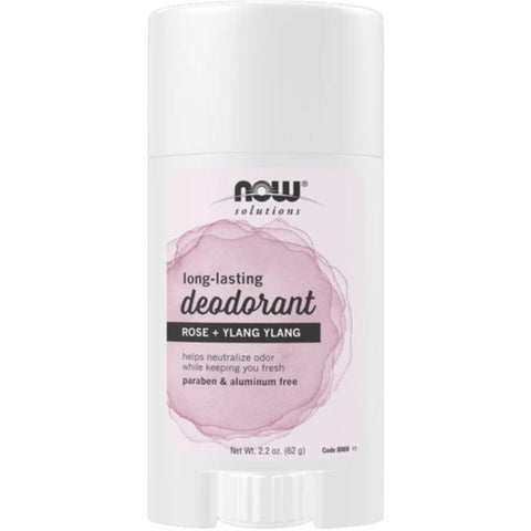 Now Long-Lasting Deodorant Stick Rose + Ylang Ylang
