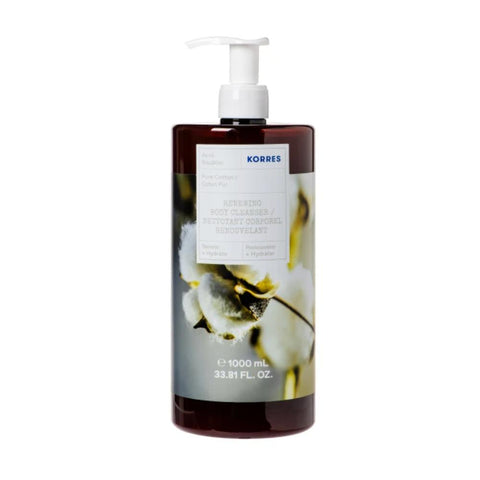 Korres Renewing Body Cleanser Pure Cotton-Αγνο Βαμβάκι