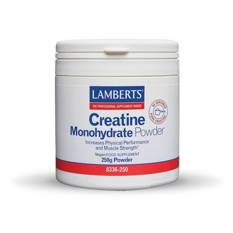 Lamberts Creatine Monohydrate Powder- Μικροϊονισμένη Μονοϋδρική Κρεατίνη NEW