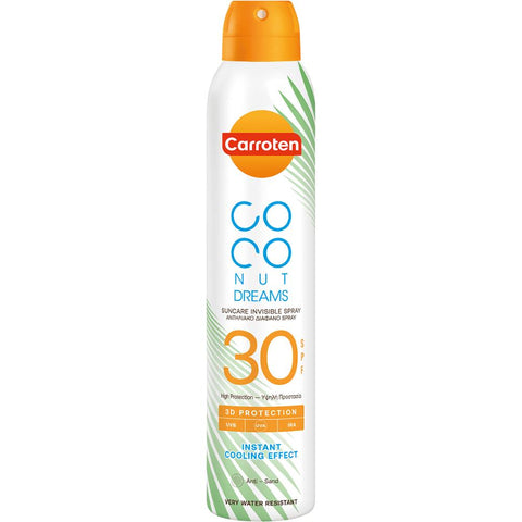 Carroten Suncare Invisible Spray Coconut Dreams SPF30