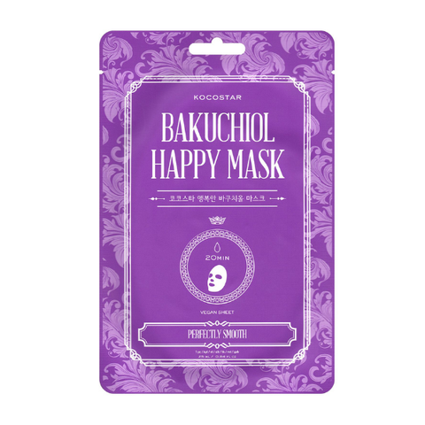 Kocostar Bakuchiol Happy Mask Μάσκα Προσώπου για Ανανεωμένη & Λεία Επιδερμίδα, 1τεμ