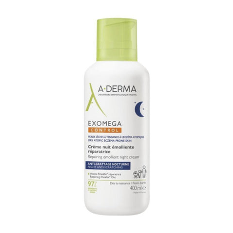 A-Derma Exomega Control Night- Επανορθωτική Μαλακτική Κρέμα Νυκτός