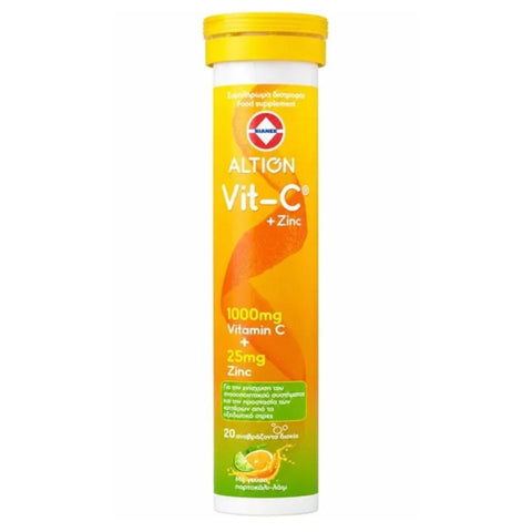 Altion Vit-C + Zinc- Γεύση Εσπεριδοειδών