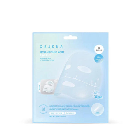 Orjena Hyaluronic Acid Cactus Aqua Layer Hydrogel Mask