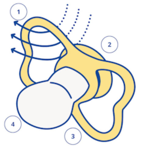 mam Air Night Πιπίλα Σιλικόνης 16m+