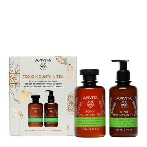 Apivita Tonic Mountain Tea Revitalizing Body Delights-Limited Edition