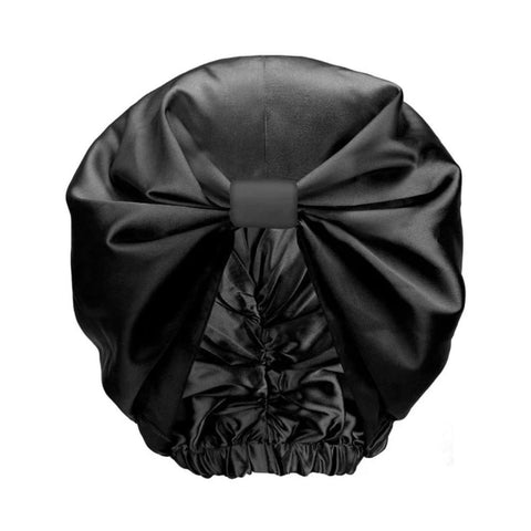 Silver Cloud Satin Hair Wrap