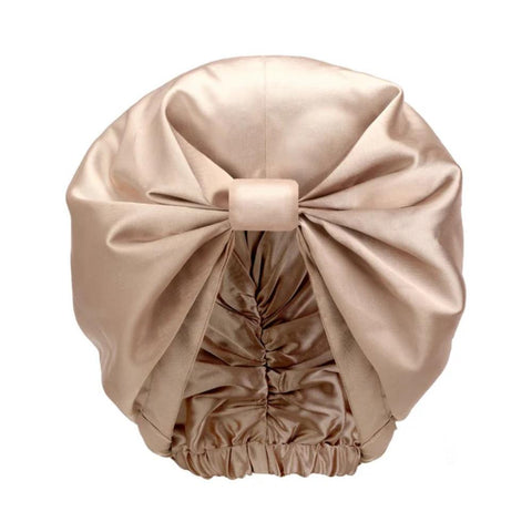 Silver Cloud Satin Hair Wrap