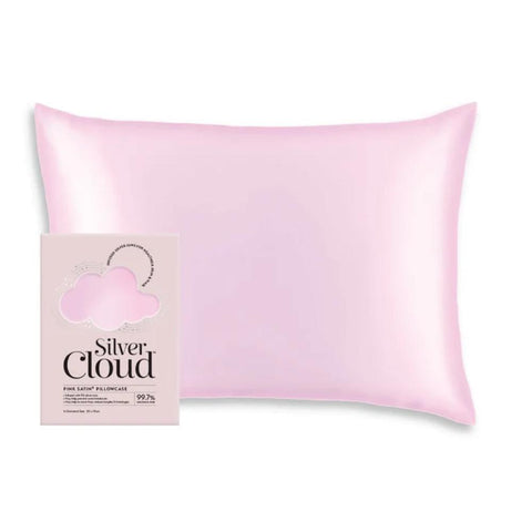 Silver Cloud Satin Pillowcase