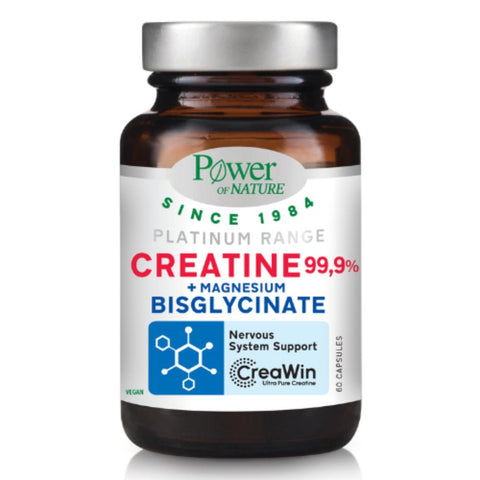 Power of Nature Platinum Range Creatine 99.9% + Magnesium Bisglycinate