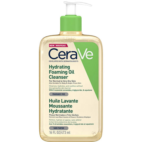 CeraVe Hydrating Foaming Cleansing Oil