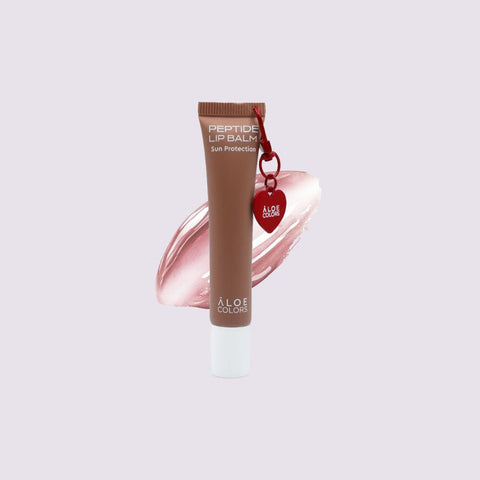 Aloe Colors Peptide Lip Balm με UV Φίλτρα – Chocolate Mousse
