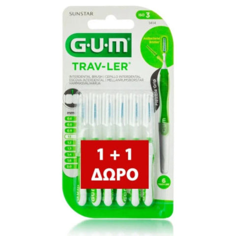 Gum Trav-Ler Μεσοδόντια Βουρτσάκια ISO 3 1+1