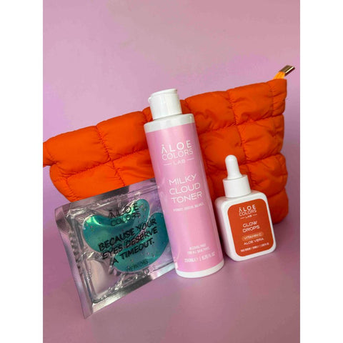 Aloe Colors Glow Skincare Bag-NEW