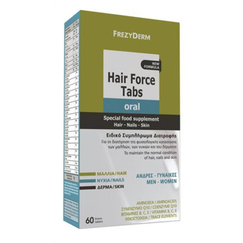 Frezyderm Hair Force Tabs-για Μαλλιά, Δέρμα & Νύχια