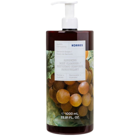 Korres Renewing Body Cleanser Αμπέλι Σαντορίνης