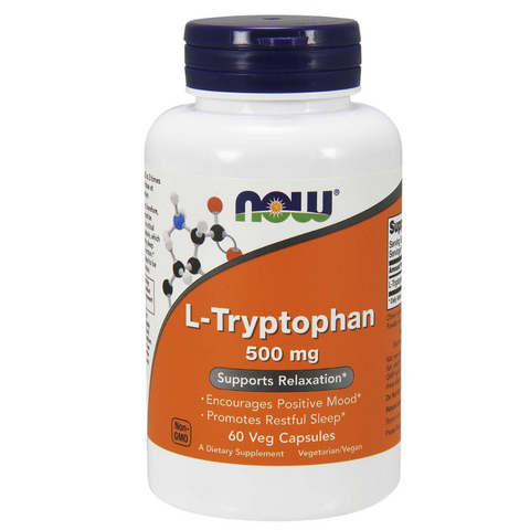 Now Vitamins L-Tryptophan 500mg