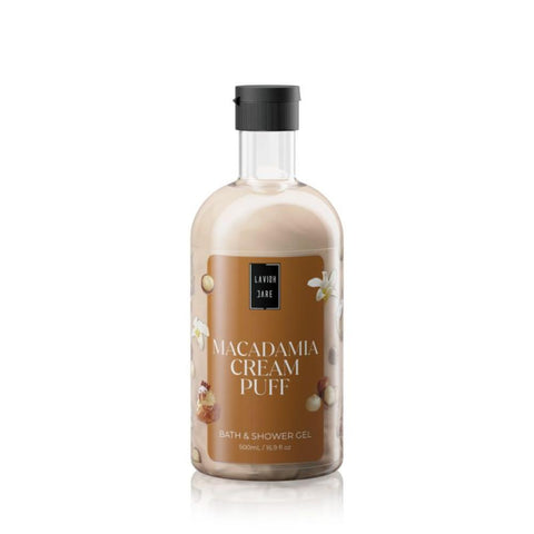Lavish Care Bath & Shower Gel Macademia Cream Puff
