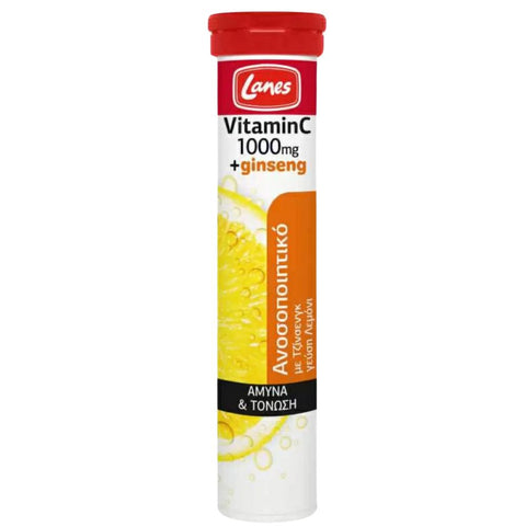 Lanes Vitamin C 1000mg & Ginseng