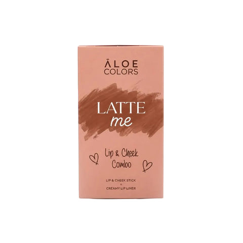 Aloe Colors Latte Me Lip & Cheek Combo-NEW