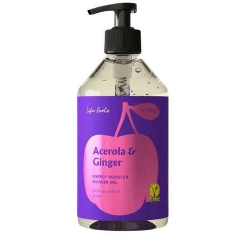 Life Roots Acerola & Ginger Energy Booster Shower Gel