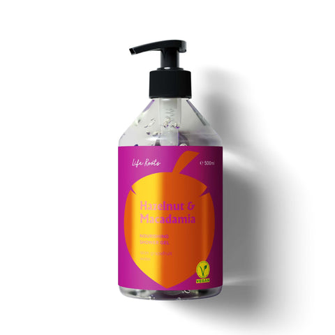 Life Roots Hazelnut & Macadamia Shower Gel 500ml