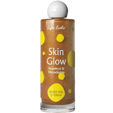 Life Roots Skin Glow Body Oil Hazelnut &amp; Macademia Shimmering