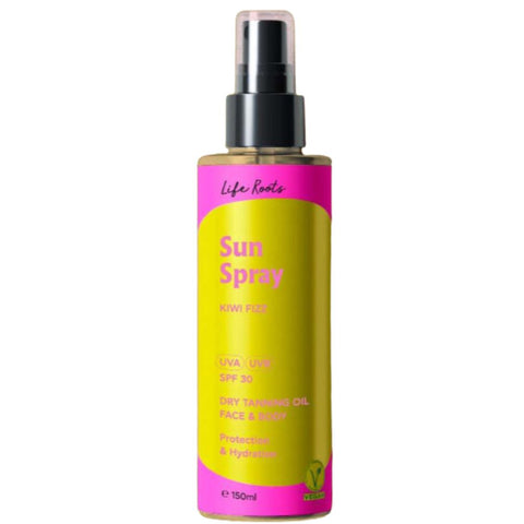 Life Roots Sun Spray Kiwi Fizz Face &amp; Body Dry Tanning Oil SPF30ml