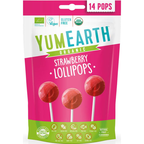YumEarth Organic Lollipops Strawberry