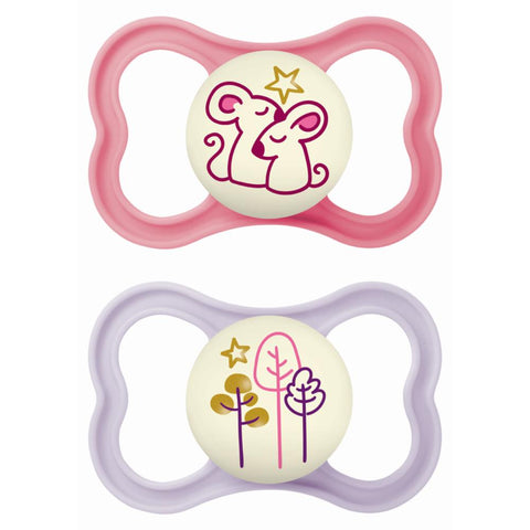 mam Air Night Πιπίλα Σιλικόνης 6-16m