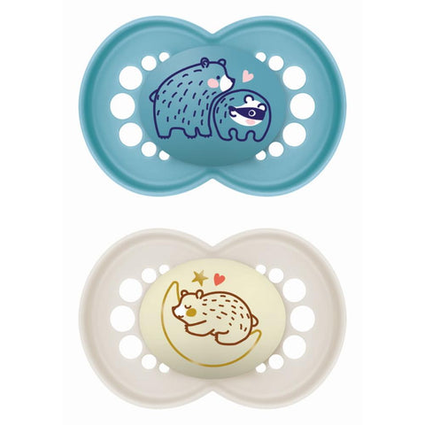 mam Day & Night Πιπίλες Σιλικόνης 16m+