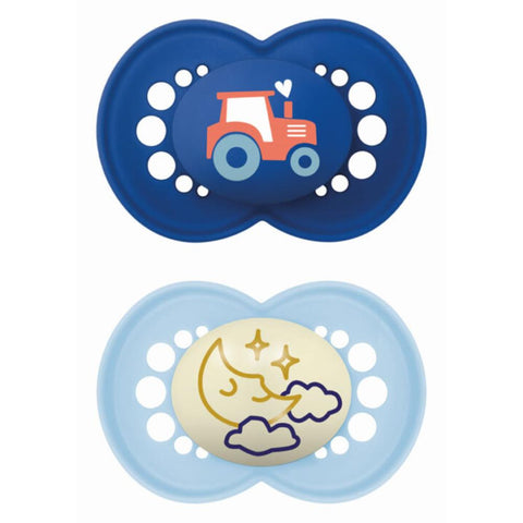 mam Day & Night Πιπίλες Σιλικόνης 6-16m