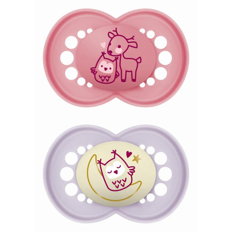 mam Day & Night Πιπίλες Σιλικόνης 16m+