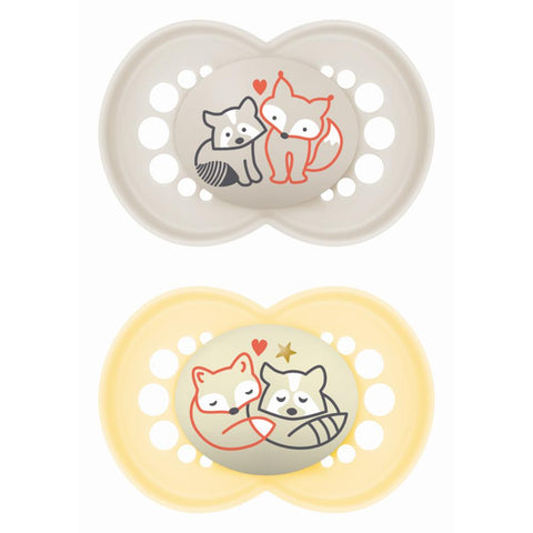 mam Day & Night Πιπίλες Σιλικόνης 16m+