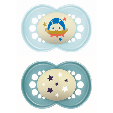 mam  Original Night Πιπίλα Σιλικόνης 16m+