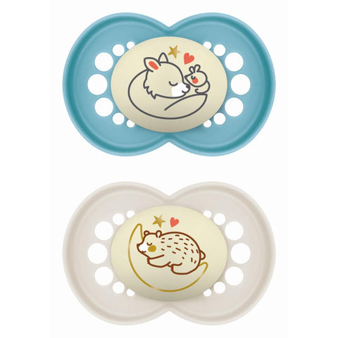 mam Original Night Πιπίλα Σιλικόνης 6-16m