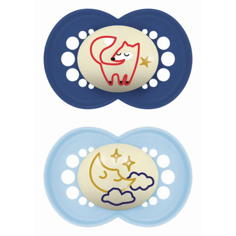 mam Original Night Πιπίλα Σιλικόνης 6-16m