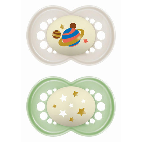 mam  Original Night Πιπίλα Σιλικόνης 16m+