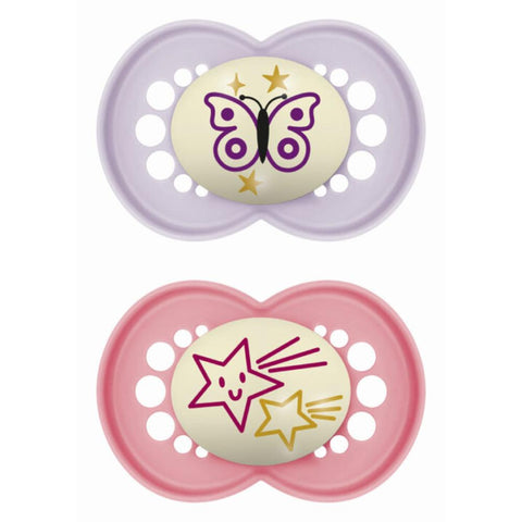 mam Original Night Πιπίλα Σιλικόνης 6-16m