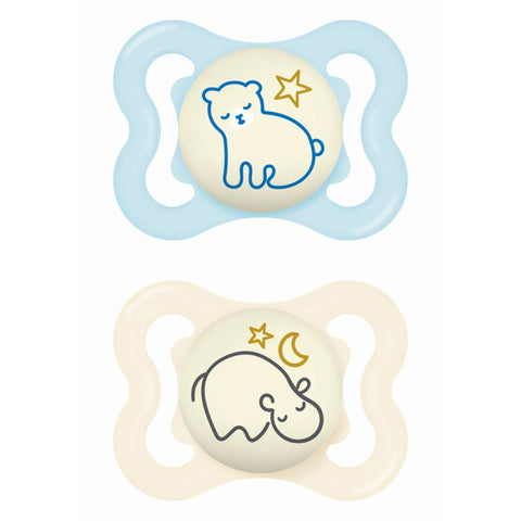 mam Supreme Night Πιπίλα Σιλικόνης 2-6m