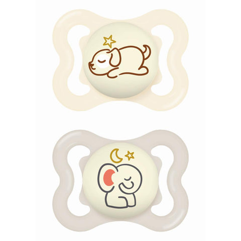 mam Supreme Night Πιπίλα Σιλικόνης 2-6m