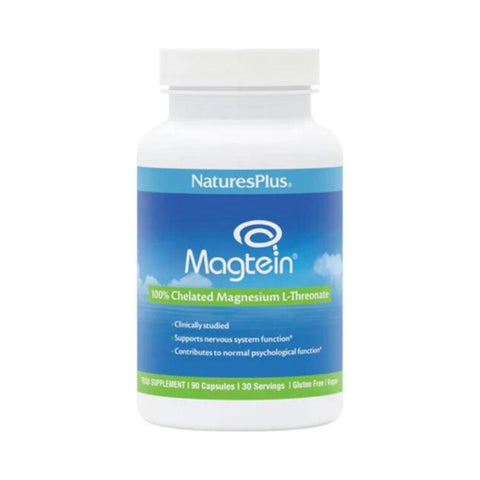 Natures Plus Magtein 100% Chelated Magnesium L-Threonate